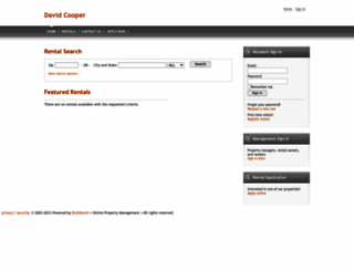 davidcooper.managebuilding.com screenshot