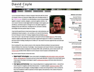 davidcoyle.org screenshot
