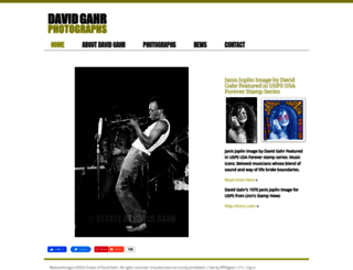davidgahr.com screenshot