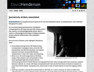 davidhenderson.com screenshot