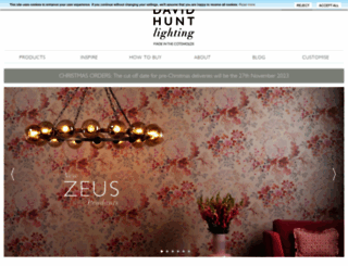 davidhuntlighting.co.uk screenshot