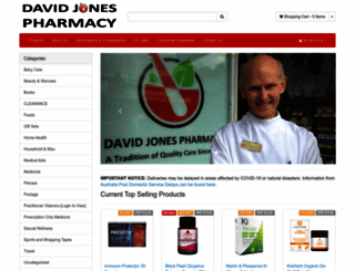 davidjonespharmacy.com.au screenshot