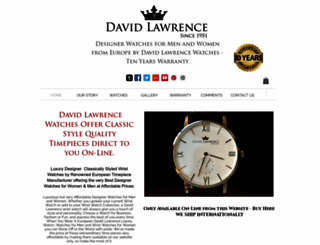 davidlawrenceluxurywatches.com screenshot