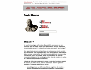 davidmanise.com screenshot