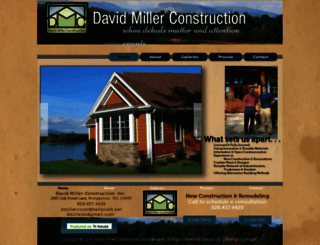 davidmillerconstruction.com screenshot