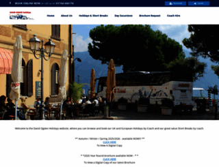 davidogdenholidays.co.uk screenshot