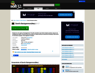 davids-backgammonmac.soft32.com screenshot
