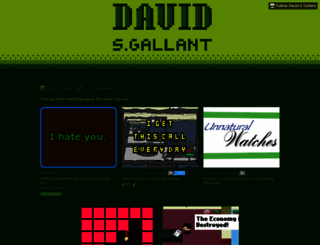 davidsgallant.com screenshot