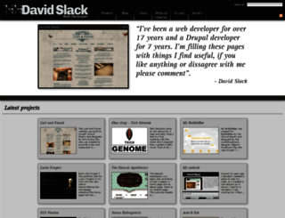 davidslack.co.uk screenshot