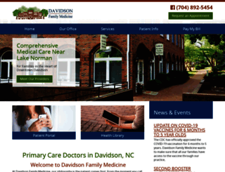 davidsonfamilymedicine.com screenshot