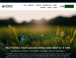 davidsonirrigation.com screenshot