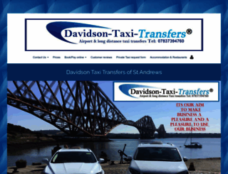 davidsontaxitransfers.com screenshot
