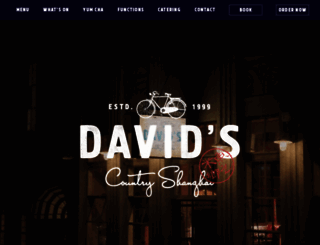 davidsrestaurant.com.au screenshot