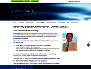 davidstarrchiropractic.com screenshot