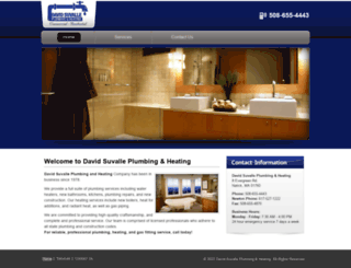 davidsuvalleplumbing.com screenshot