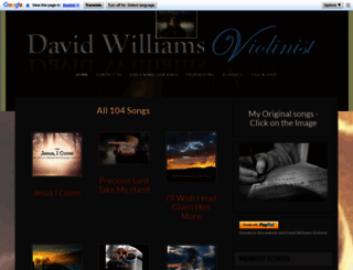 davidwilliamsviolinist.info screenshot