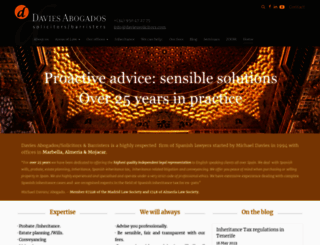 daviessolicitors.com screenshot
