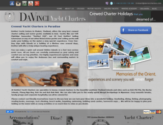 davincicharters.com screenshot