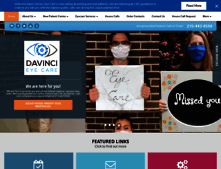 davincieyecare.com screenshot