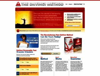 davincimethod.com screenshot