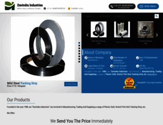 davindraindustry.com screenshot