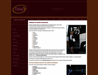 davinelimousines.co.nz screenshot