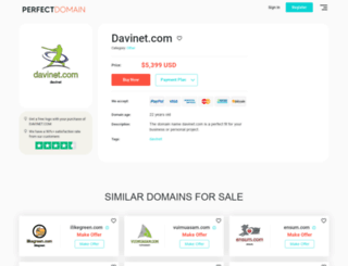 davinet.com screenshot