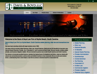 davisboydlaw.com screenshot