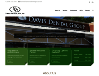 davisdentalgroup.com screenshot