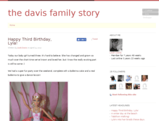 davisfamily.onsugar.com screenshot