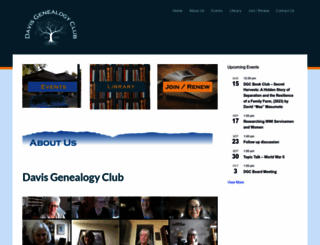 davisgenealogy.org screenshot