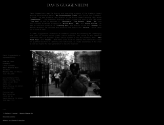 davisguggenheim.com screenshot