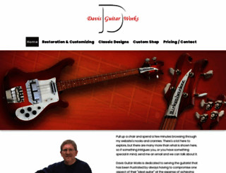 davisguitarworks.com screenshot