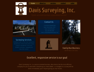 davislandsurveys.com screenshot