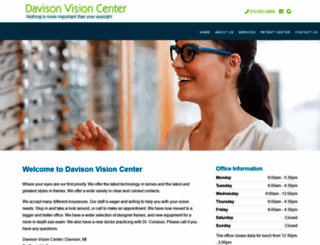 davisonvision.net screenshot