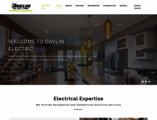 davlinelectric.com screenshot