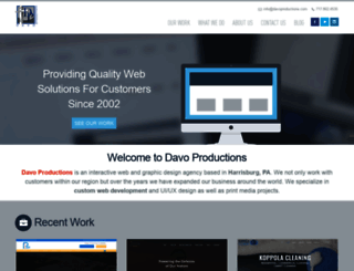 davoproductions.com screenshot