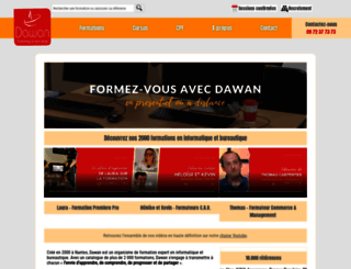dawan.fr screenshot