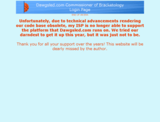 dawgsled.com screenshot
