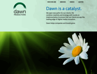 dawn-productions.com screenshot