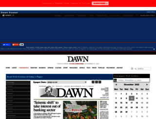 dawn.epaper.pk screenshot
