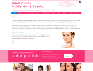 dawn2duskbeauty.com screenshot