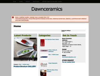 dawnceramics.com screenshot