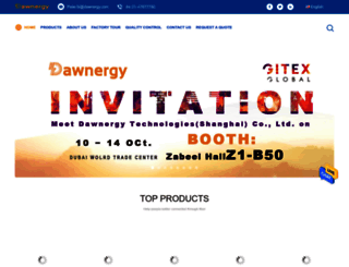 dawnergy.com screenshot
