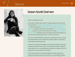 dawnscottdamon.com screenshot