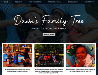 dawnsfamilytree.com screenshot