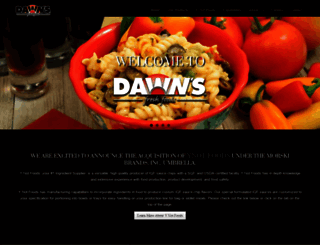 dawnsfoodsinc.com screenshot