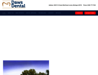 dawsdental.com screenshot
