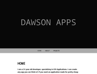 dawsonapps.com screenshot