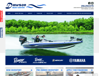 dawsonboatcenter.com screenshot